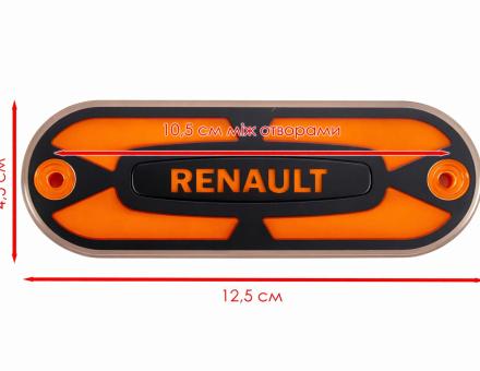 Фонарь габаритный неоновый желтый с логотипом Renault L0545Y