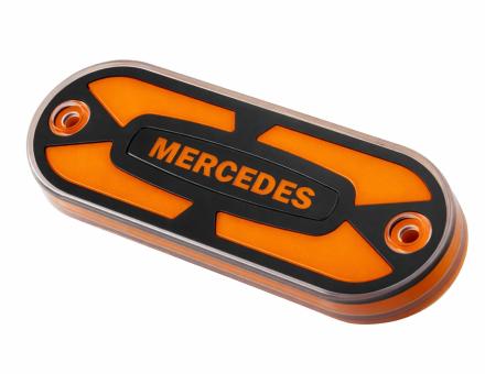 Фонарь габаритный неоновый желтый с логотипом Mercedes L0543Y