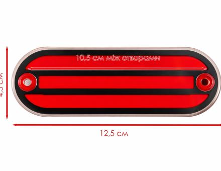 Фонарь габаритный неоновый красный L0539R